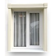 Вертикальная дверная планка околооконная Доломит 2,1 м Цвет Слоновая Кость