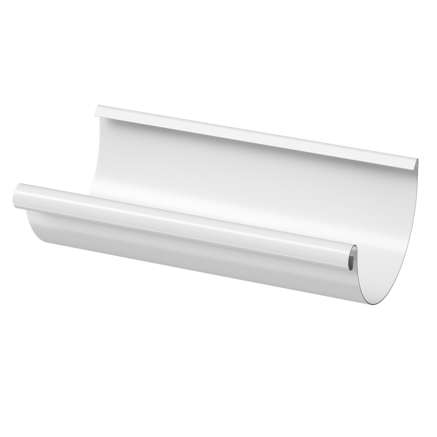 Полукруглый водосточный желоб 3 м, Docke Stal Premium, Пломбир купить в Ростове-на-Дону