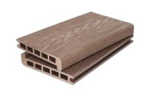 Ступень 3D GardenParkett с древесной текстурой Светло-коричневого цвета