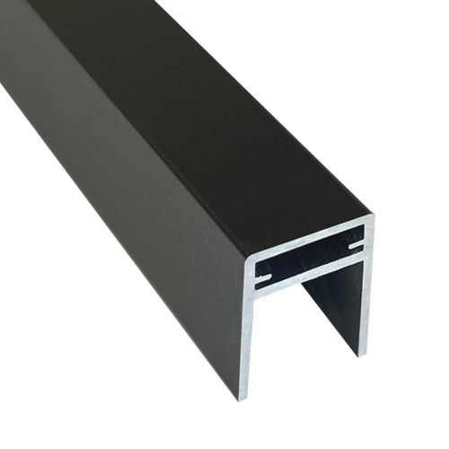 Алюминиевый П-профиль EasyDecking Черное дерево купить в Ростове-на-Дону