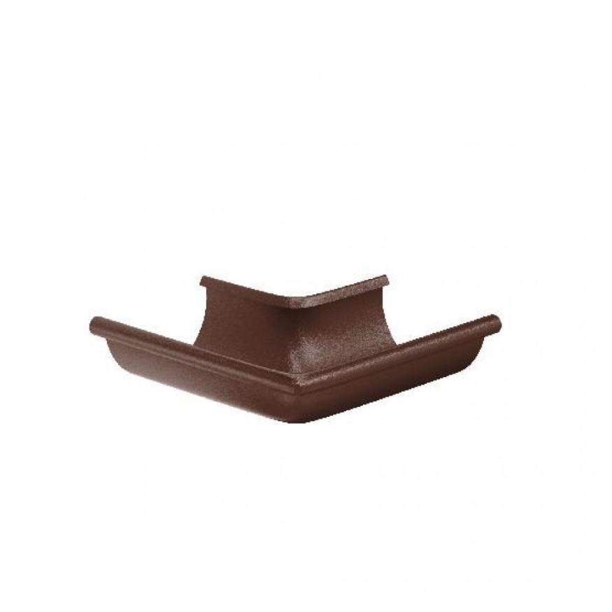 Наружный угол желоба 90°, Aquasystem, RAL 8017 Коричневый матовый 150/100 купить в Ростове-на-Дону