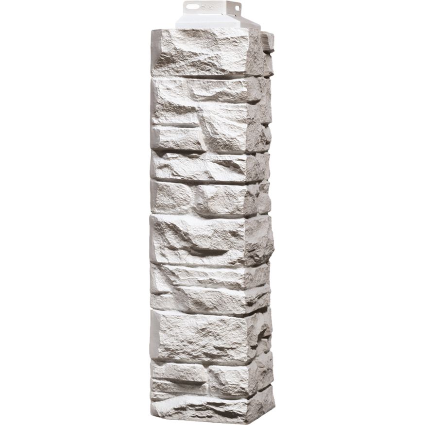 Наружный угол FineBer Скала, Мелованный белый купить в Ростове-на-Дону