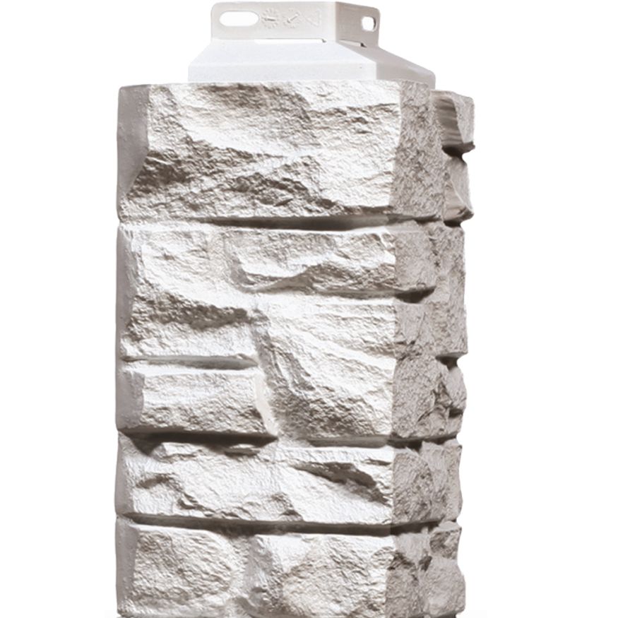 Наружный угол FineBer Скала, Мелованный белый купить в Ростове-на-Дону