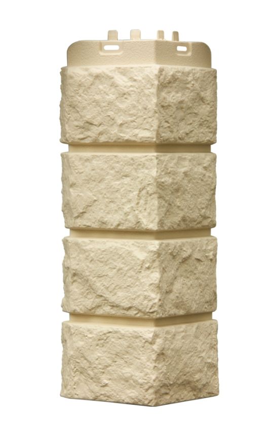 Угол наружный Grand Line, Колотый камень Classic, Бежевый купить в Ростове-на-Дону