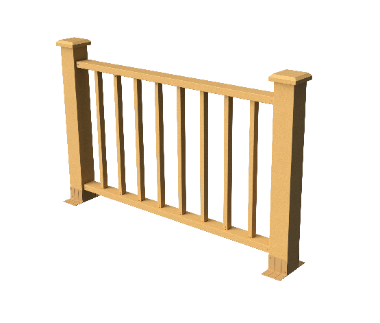 Декоративное ограждение ДПК GRINDERDECO Альма 1500 с скрытым крепежом, цвет песчаник. купить в Ростове-на-Дону