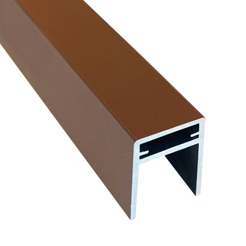 Алюминиевый П-профиль EasyDecking Коричневый купить в Ростове-на-Дону
