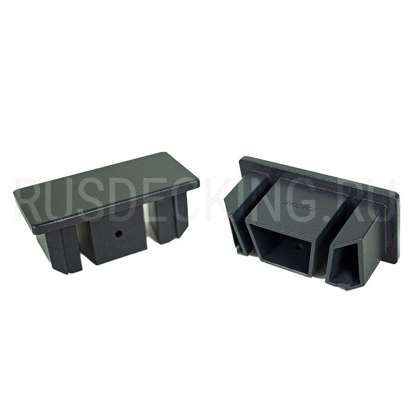 Заглушка для перил торцевая RusDecking Unodeck Графит купить в Ростове-на-Дону