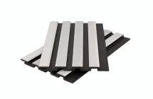 Стеновая панель брусковая из ДПК Polivan Group CO-EX MIX, White