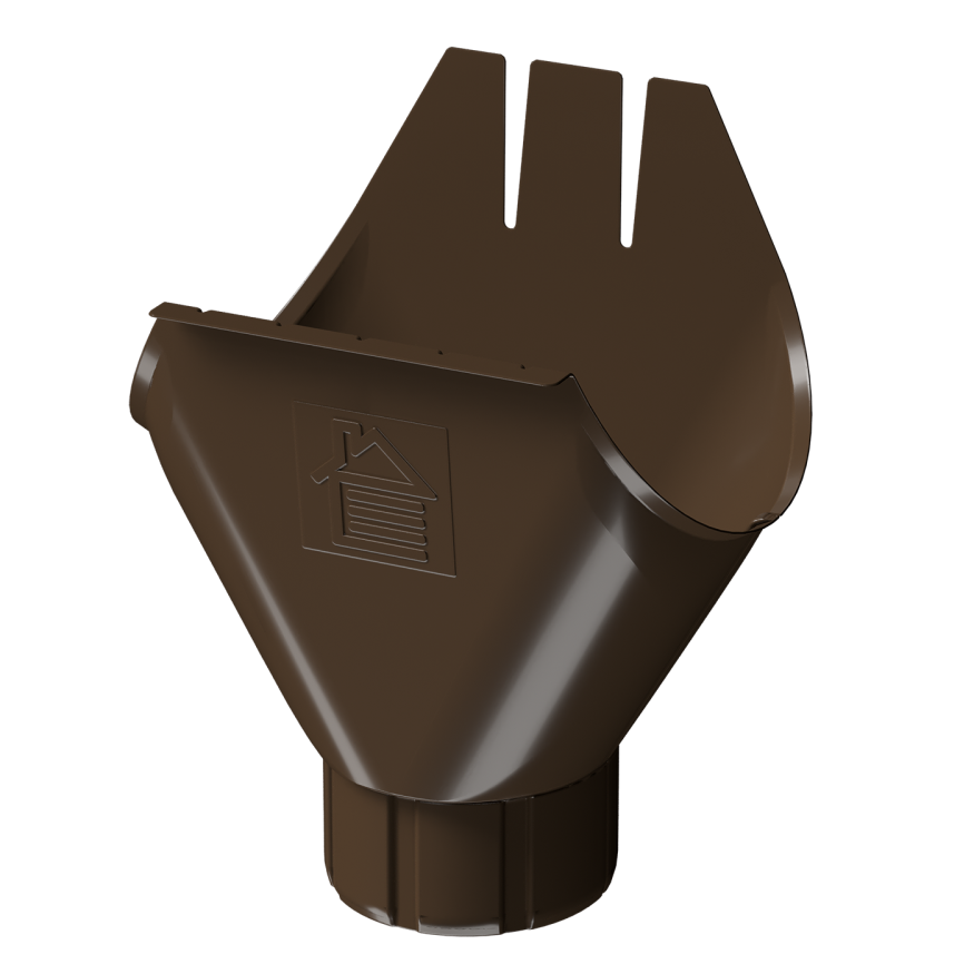 Водосточная воронка Docke Stal Premium, цвет Каштан купить в Ростове-на-Дону
