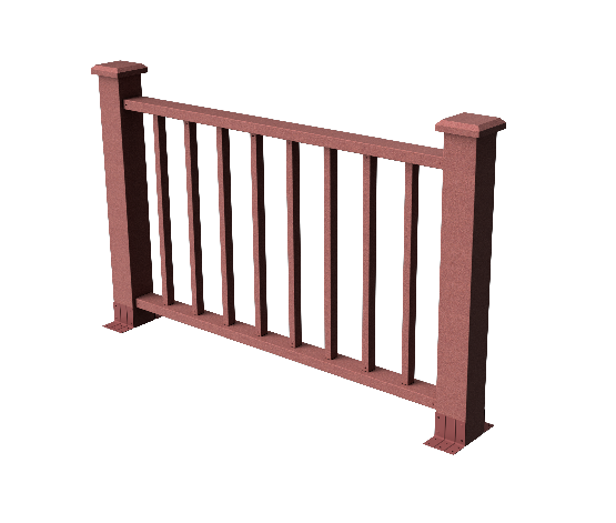 Декоративное ограждение ДПК GRINDERDECO Альма 1500 с невидимым крепежом мербау. купить в Ростове-на-Дону