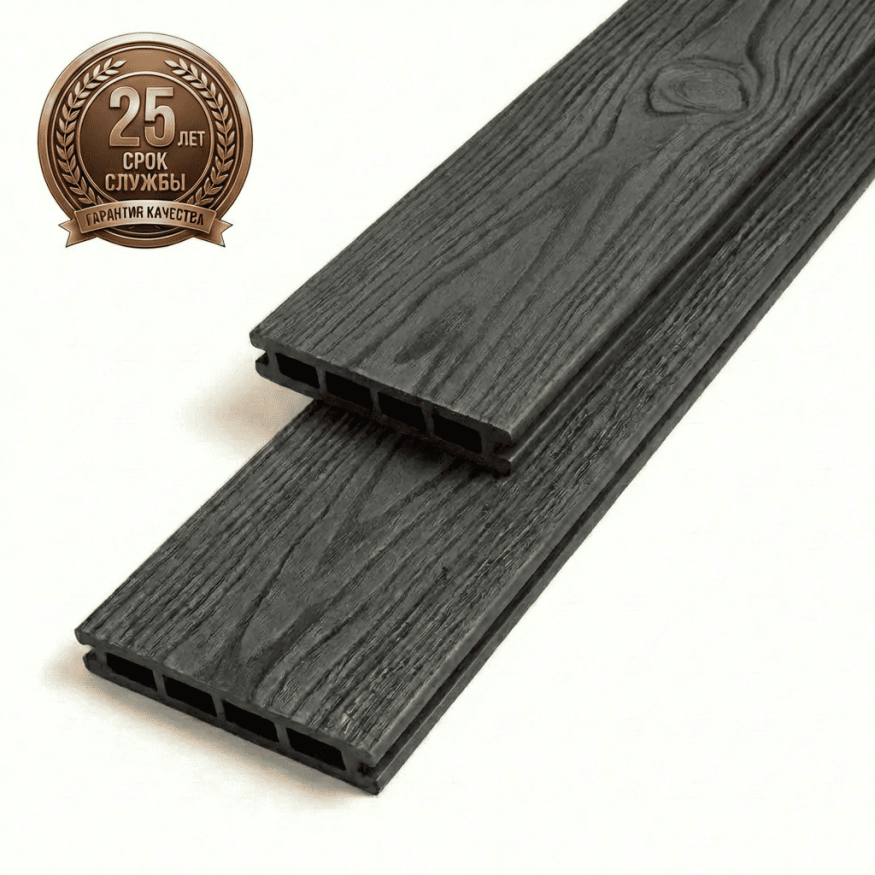 Террасная доска ДПК GardenParkett Табула, Графит купить в Ростове-на-Дону