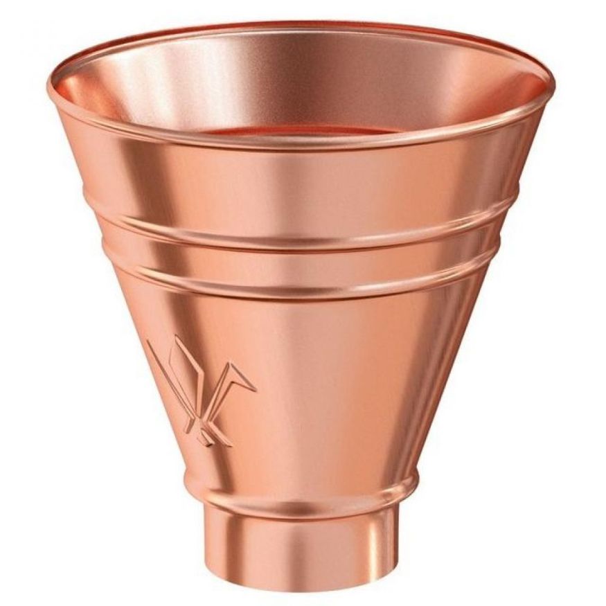 Водосборная воронка круглая Aquasystem, медь 150/100 купить в Ростове-на-Дону