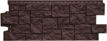 Фасадная панель Grand Line, Дикий камень Classic, Шоколадный