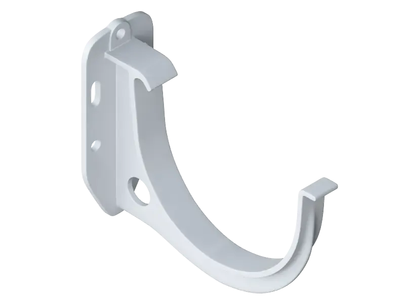 Кронштейн для желоба Альта-Профиль, Элит в белом цвете купить в Ростове-на-Дону