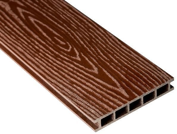 Террасная доска Faynag Premium PINO 3D в цвете Шоколад из ДПК купить в Ростове-на-Дону