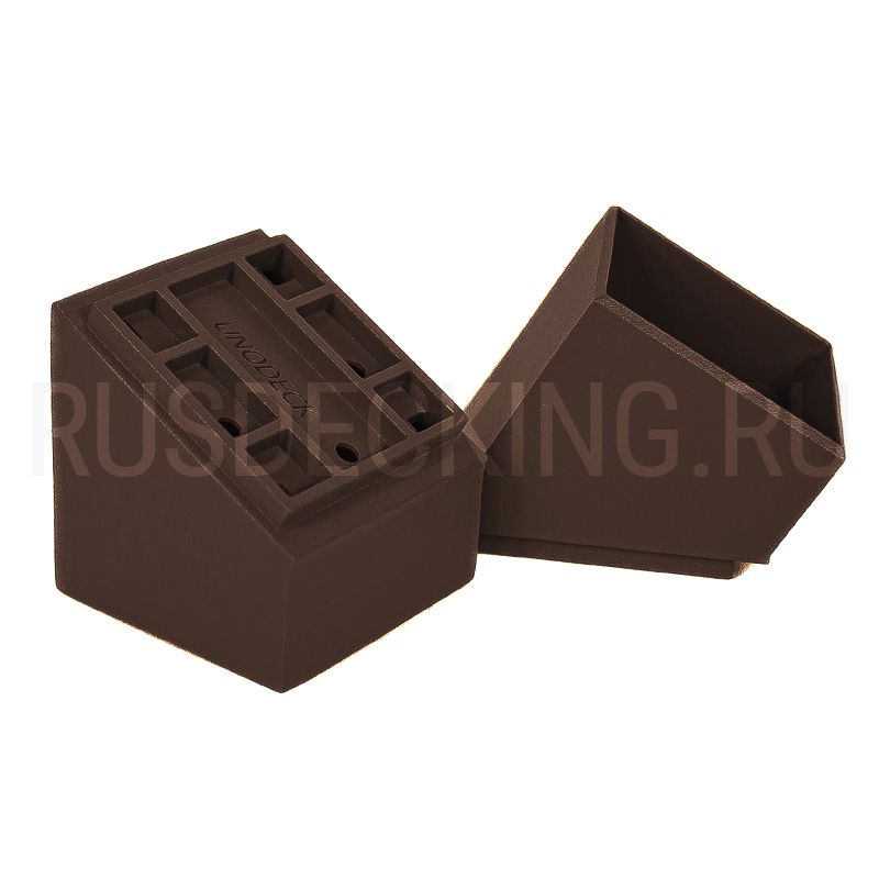 Крепление балясины наклонное RusDecking Unodeck Венге купить в Ростове-на-Дону