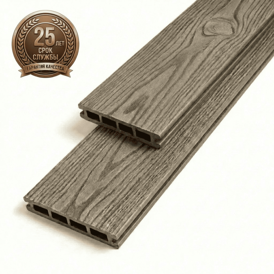 Террасная доска ДПК GardenParkett Табула, Серый купить в Ростове-на-Дону
