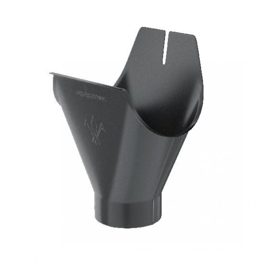 Воронка для дождевой воды Aquasystem, цвет RAL 7024 Тёмно-серый, размер 125/90. купить в Ростове-на-Дону