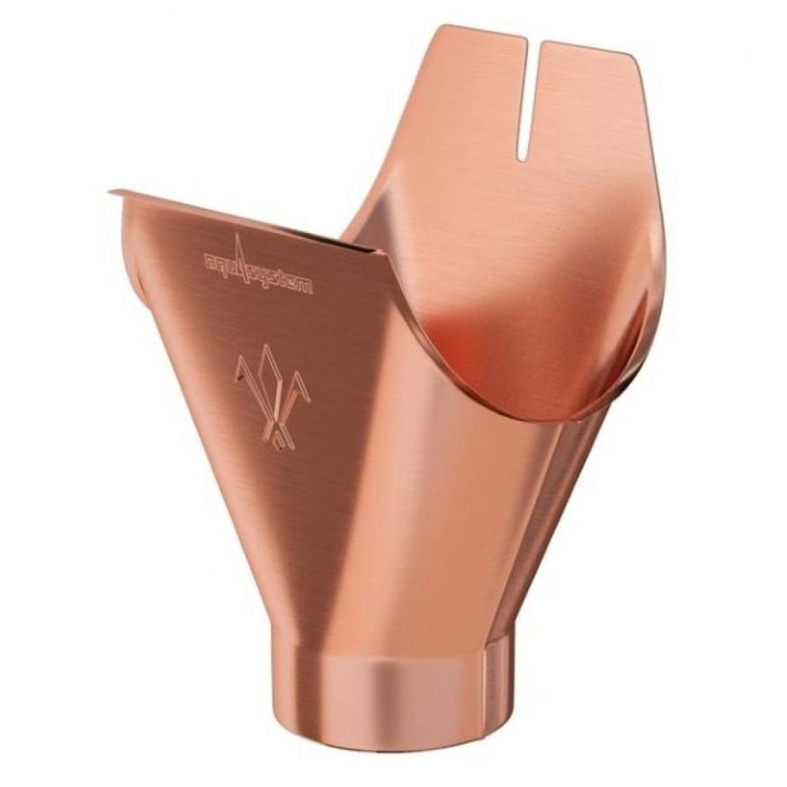 Воронка желоба Aquasystem из меди 150/100 купить в Ростове-на-Дону