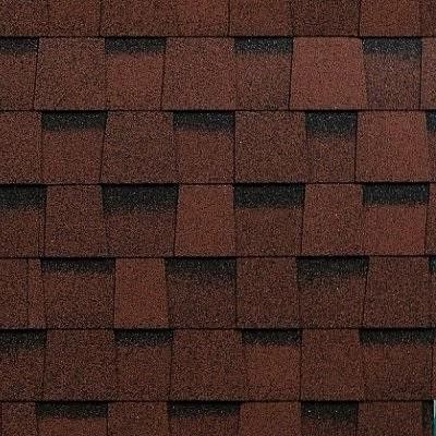 Двухслойная ламинированная черепица Shinglas, Фазенда, Красный цвет купить в Ростове-на-Дону
