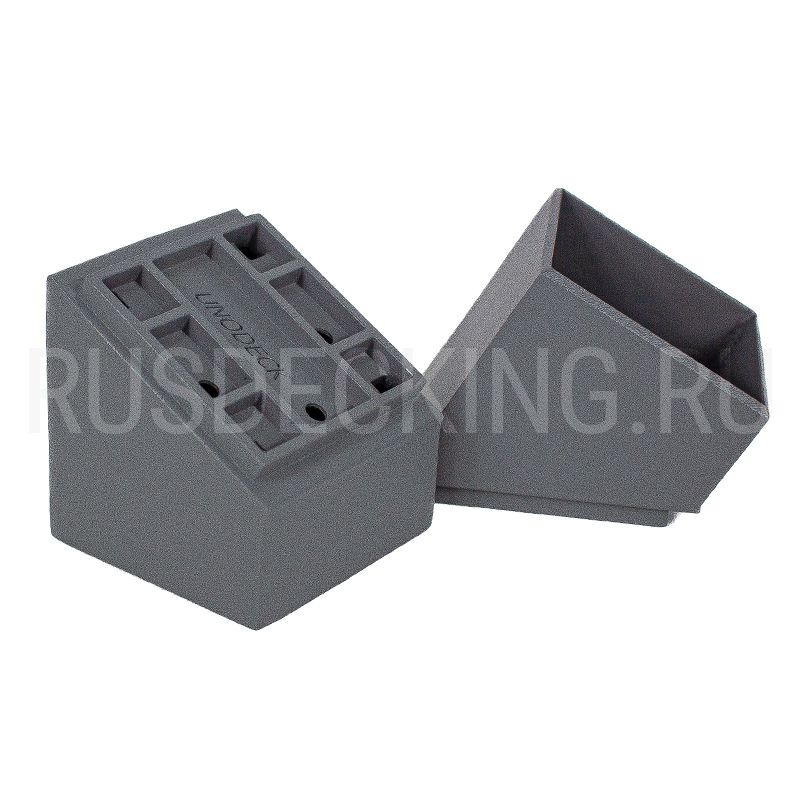 Крепление балясины наклонное RusDecking Unodeck Серый купить в Ростове-на-Дону