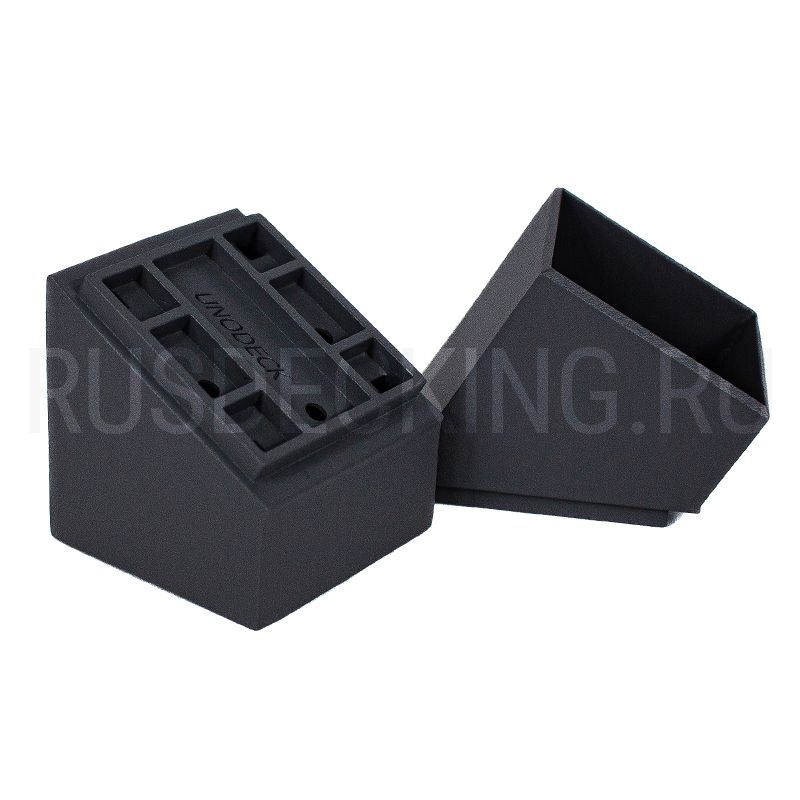 Крепление балясины наклонное RusDecking Unodeck Графит купить в Ростове-на-Дону