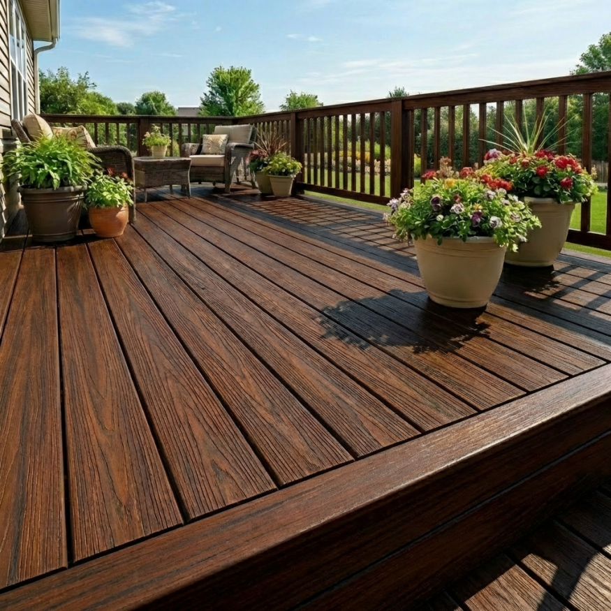 Террасная доска ДПК GardenParkett Табула, Венге купить в Ростове-на-Дону