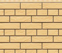 Фасадная панель Доломит, Кирпич Славянка, Желтый 