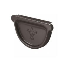 Универсальная заглушка с резиновым уплотнителем Aquasystem RR 32, тёмно-коричневая 150/100