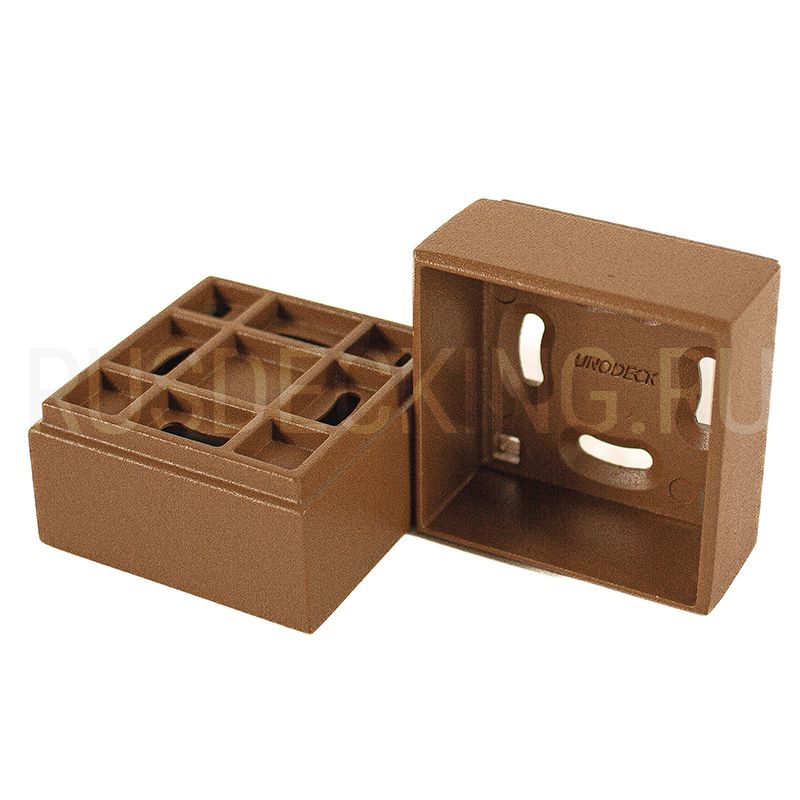 Крепление балясины прямое RusDecking Unodeck Орех купить в Ростове-на-Дону