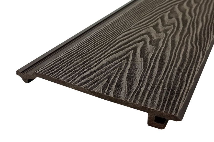 Сайдинг из ДПК Darvolex 3D тиснение Венге купить в Ростове-на-Дону