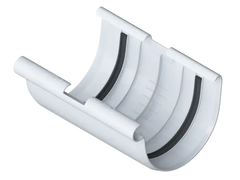 Муфта желоба Альта-Профиль Элит Белый купить в Ростове-на-Дону