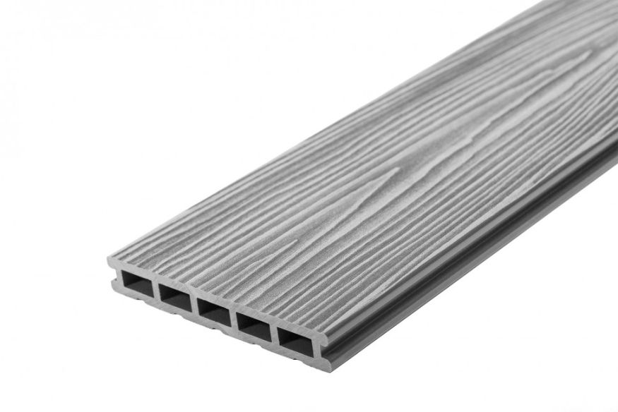 Террасная доска ДПК RusDecking Unodeck Mogano - Серый купить в Ростове-на-Дону