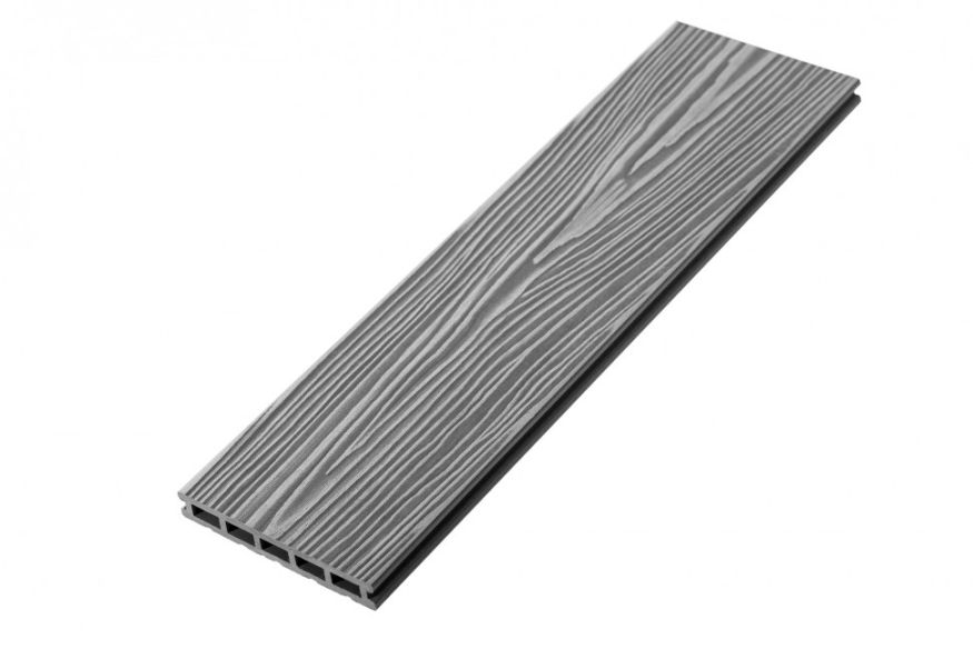 Террасная доска ДПК RusDecking Unodeck Mogano - Серый купить в Ростове-на-Дону