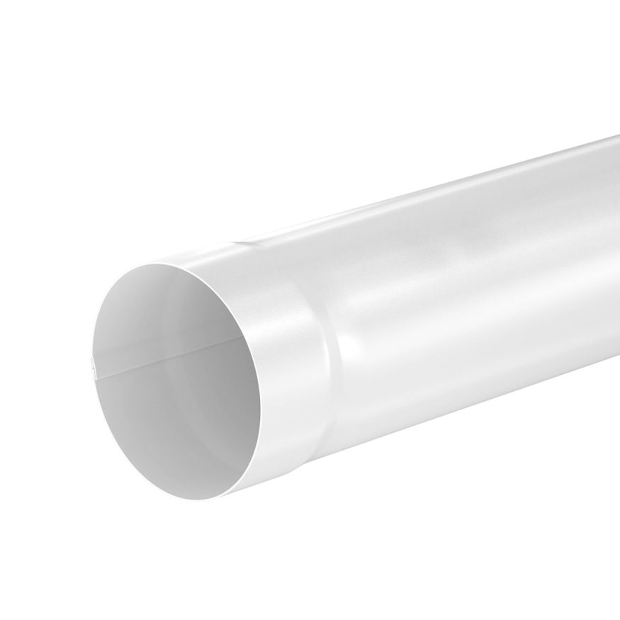 Труба водосточная 3000мм Aquasystem, RAL 9003 Белый 150/100 купить в Ростове-на-Дону