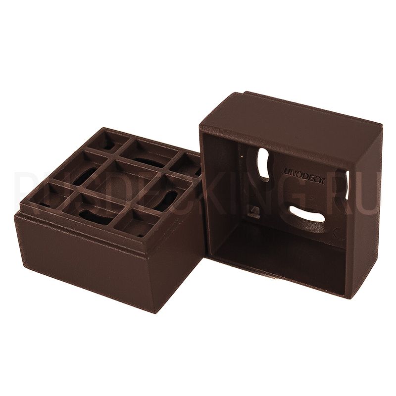 Крепление балясины прямое RusDecking Unodeck Венге купить в Ростове-на-Дону