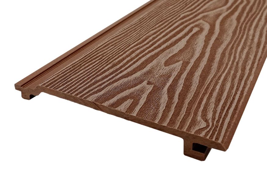 Сайдинг из ДПК Darvolex 3D тиснение Коричневый купить в Ростове-на-Дону