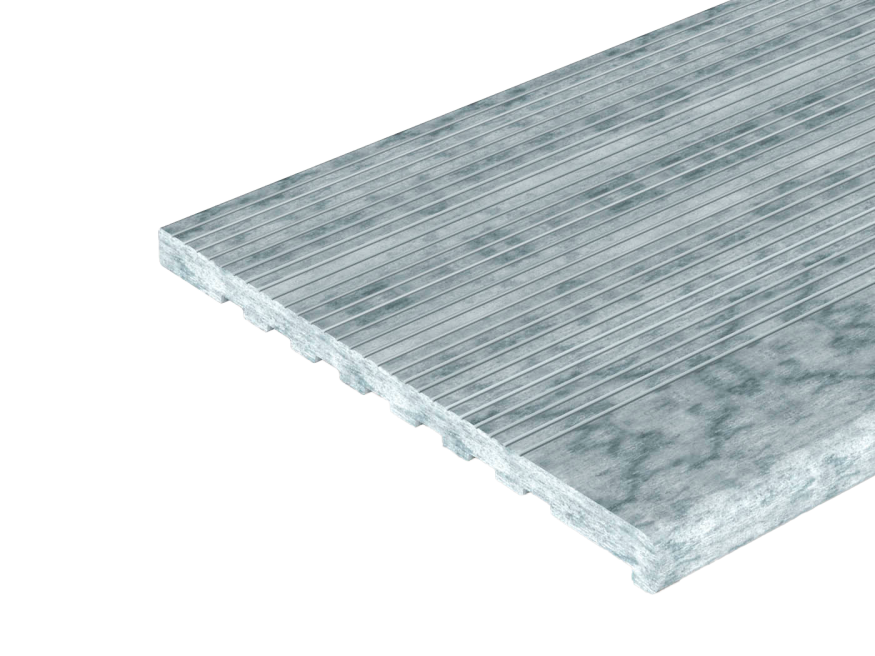 Ступени из ДПК WOODVEX Select Colorite Бело-серый купить в Ростове-на-Дону