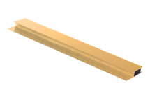 Бежевый алюминиевый стыковочный профиль