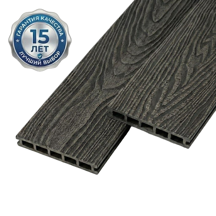 Террасная доска ДПК GardenParkett Патио, Графит купить в Ростове-на-Дону