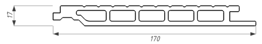 Фасадная панель из ДПК WOODVEX, Select, Вуд купить в Ростове-на-Дону