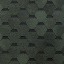 Гибкая черепица Shinglas, Оптима, Зеленый цвет