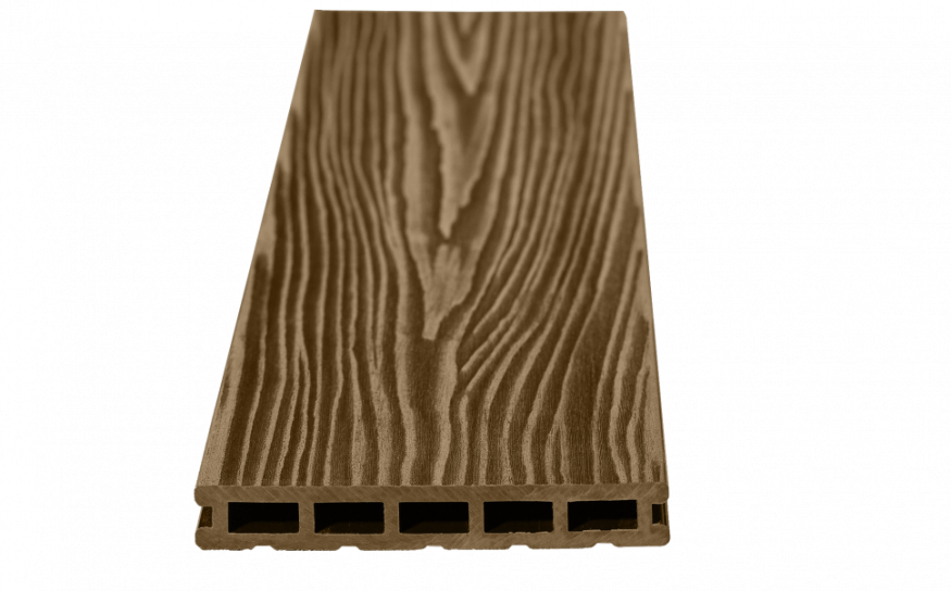 Террасная доска ДПК RusDecking Unodeck Mogano - Орех купить в Ростове-на-Дону
