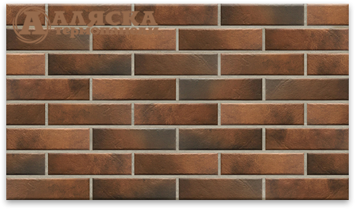 Фасадные термопанели Аляска 24. Retro brick chili купить в Ростове-на-Дону