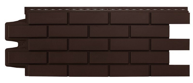 Фасадные панели Grand Line, Клинкерный кирпич Classic, Цвет: Шоколадный купить в Ростове-на-Дону