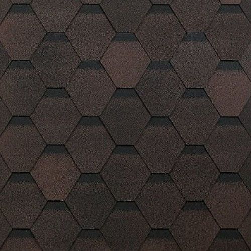 Гибкая черепица Shinglas, Оптима, Цвет: Коричневый купить в Ростове-на-Дону