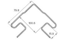 Наружный угол Tecos Lux из Ангарской сосны