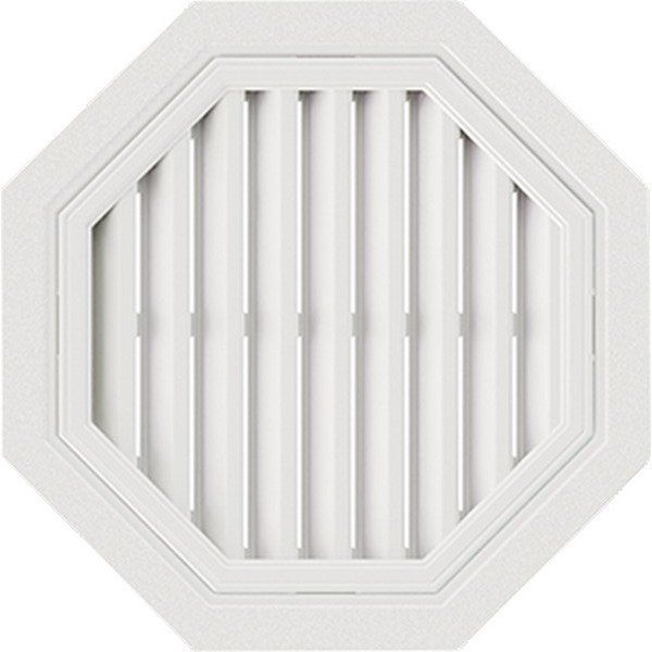 Вентиляционная решётка фронтальная восьмиугольная, белая. купить в Ростове-на-Дону
