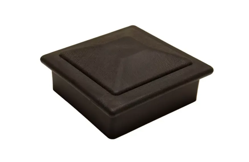 Крышка верхняя фигурная ПВХ для столба 100х100 Deckart Графит купить в Ростове-на-Дону