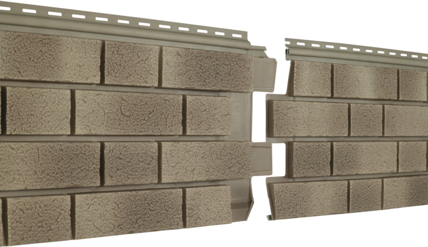 Фасадная панель Ю-пласт Стоун Хаус S-Lock Клинкер Балтик, Пустыня купить в Ростове-на-Дону